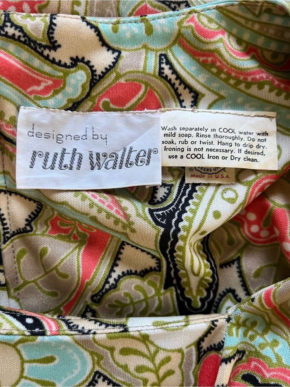 VTG Ruth Walter Maxi Dress - Picture 3 of 10